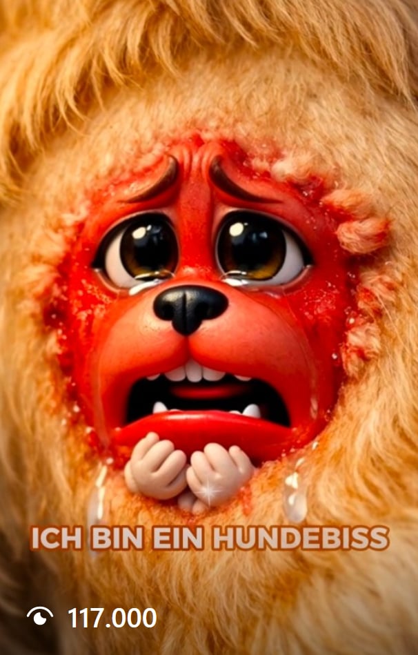 Ich bin ein Hundebiss