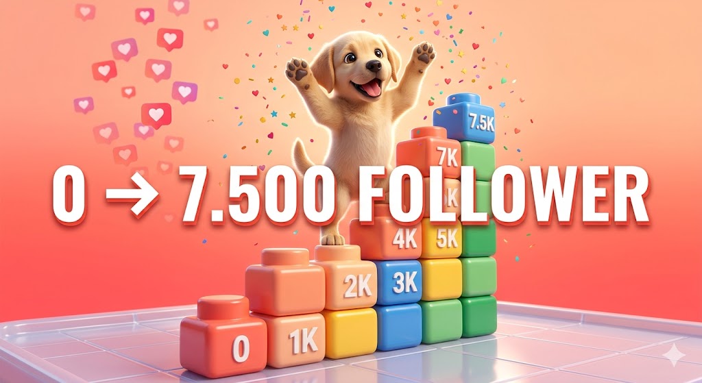 Von null auf 7.500 Follower: Meine komplette Instagram-Strategie
